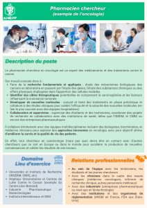 2024_Fiche métier pharmacien chercheur