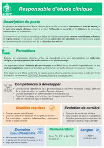 2025_Fiche métier Responsable d'études cliniques
